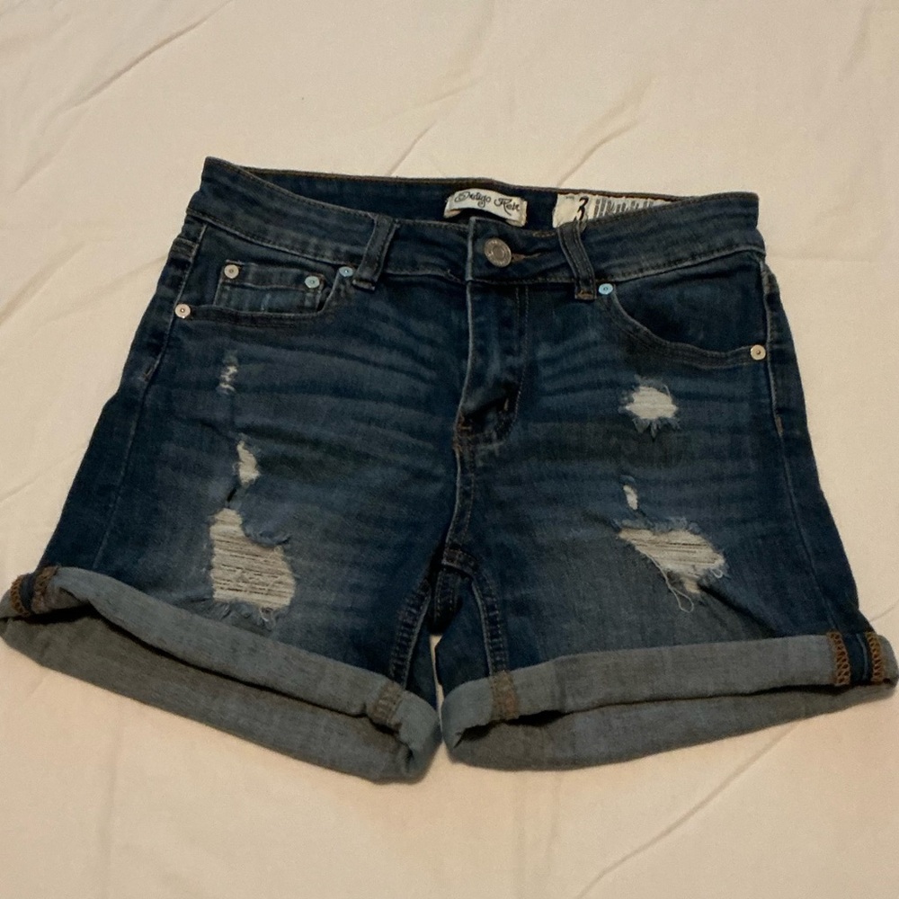 Denim shorts